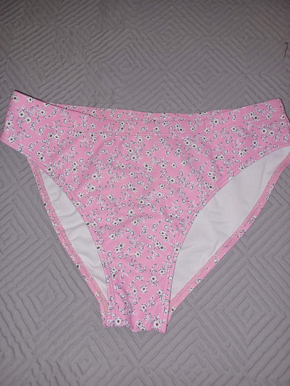 Pink Floral Bikini Bottoms